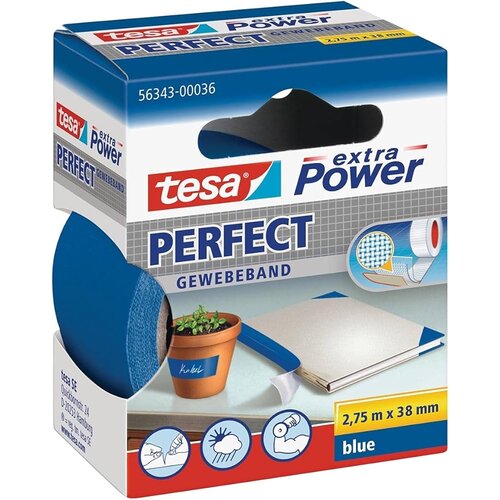 Tesa Tesa Extra Power Perfect ducttape 19 mm 2,75 meter blauw