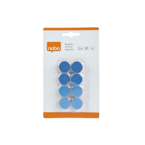 Magneet Nobo 20mm 120gr blauw