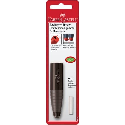 Faber-Castell Potloodslijper en Precisie Gum Faber-Castell Potloodslijper en Precisie Gum