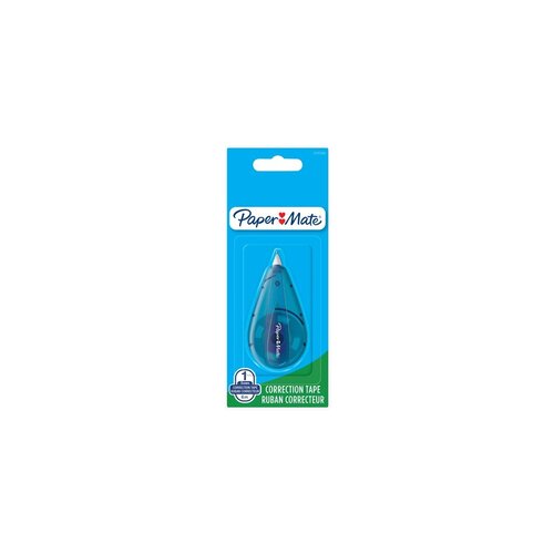Paper Mate vloeibaar papier DryLine Mini correctietape | 5 mm x 6 mm | blauw | 1 stuk
