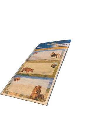 Herma schooletiketten leeuwen 2 vellen