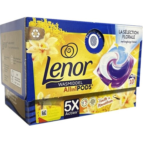 Lenor Lenor Wasverzachter All in 1 Pods Vanille & Mimosabloesem 10 stuks