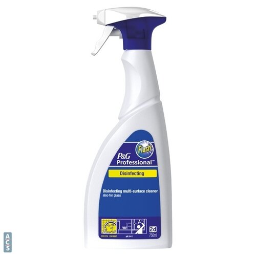 Flash Professional Disinfecting Multi Surface and Glass Spray 750ml