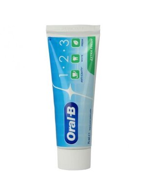 Oral B Oral-B Tandpasta 1-2-3 Frisse Mint 75 ml