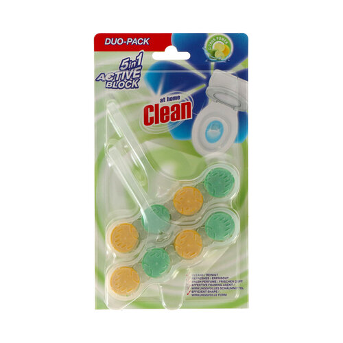 At Home Clean At Home Clean Toilet Block Citrus Duo-Pack