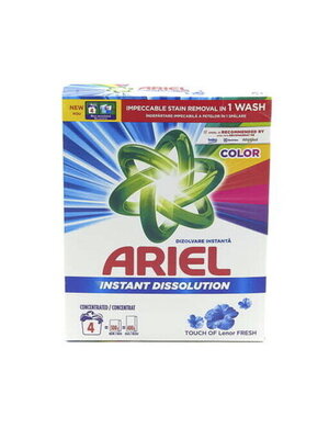 Ariel Ariel Waspoeder color touch of lenor 300g/4sc