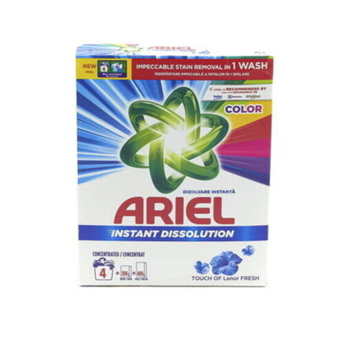 Ariel Ariel Waspoeder color touch of lenor 300g/4sc