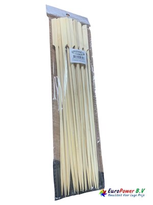 Eda Eda BBQ Sateprikkers bamboe 25 stuks - Satestokjes 30cm