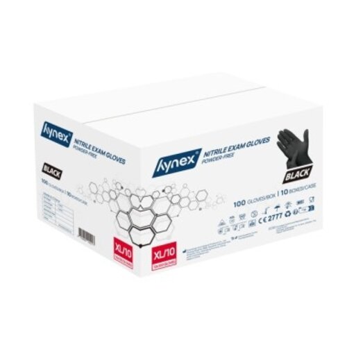 Hynex Hynex Handschoenen Zwart Nitrile Extra Large 100 st/doos