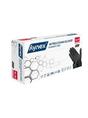 Hynex Hynex Handschoenen Zwart Nitrile Extra Large 100 st/doos