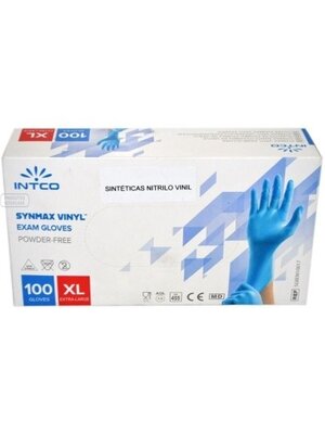 intco Handschoenen Blauw Nitrile XL 100 st/doos