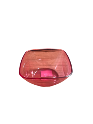Bord Plastic wegwerp Rood Rasa 40cl 13 x13cm Tekno