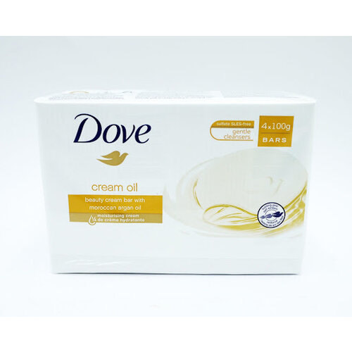 Dove Dove Zeep Cream Oil 4 x100 gr