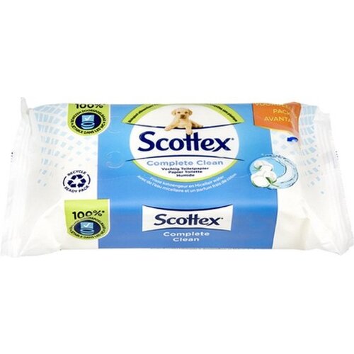 Scottex Scottex Complete Clean Vochtig Toiletpapier 56 Doekjes,Wc Papier.