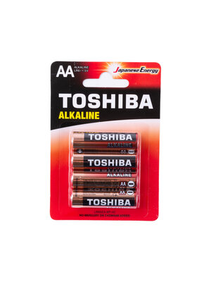Toshiba Toshiba Original AA Batterij 4 stuks