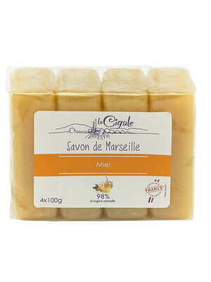La Cigale Handzeep Marseille Honing 4x100gr