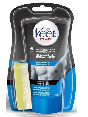 Veet Veet Ontharingscreme Men In Shower Gevoelige Huid 150ml