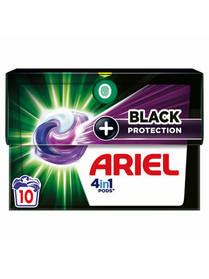 Ariel Ariel Wasmiddel Black Protection 4 in1 Pods 10 wasbeurten (10x21,3) 213g
