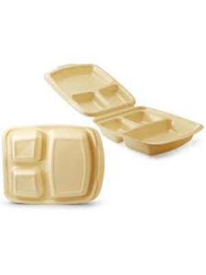 Onbekend Menubak 23 x 19cm (3Vaks)-champagner 200 stuks