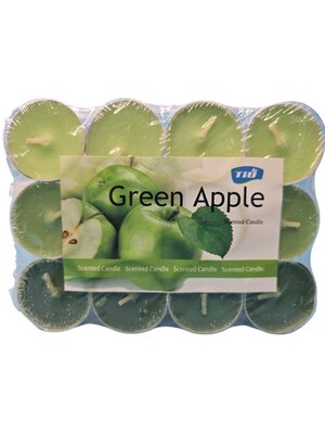 Eda Eda Theelicht Green Apple 12 stuks per pak