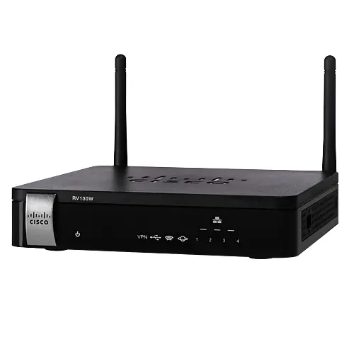 Cisco RV130 draadloze router Single-band (2.4 GHz) Gigabit Ethernet - Refresh RV130W Wireless-N VPN Router Cisco RV130 draadloze router Single-band (2.4 GHz) Gigabit Ethernet - Refresh RV130W Wireless-N VPN Router