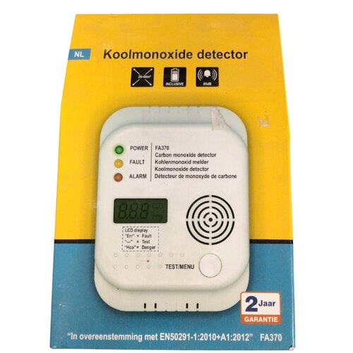 Smartwares RM370 Koolmonoxidemelder Koolmonoxide Detector Smartwares RM370 Koolmonoxidemelder Koolmonoxide Detector
