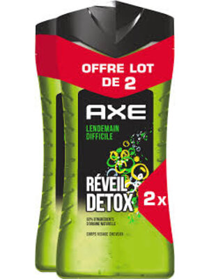 Axe Axe Douchegel Lendemain Difficile 2x250 ml