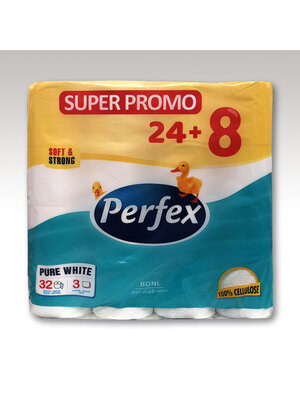 Perfex Perfex Toiletpapier 32 Rollen 3 Laag Wc Papier