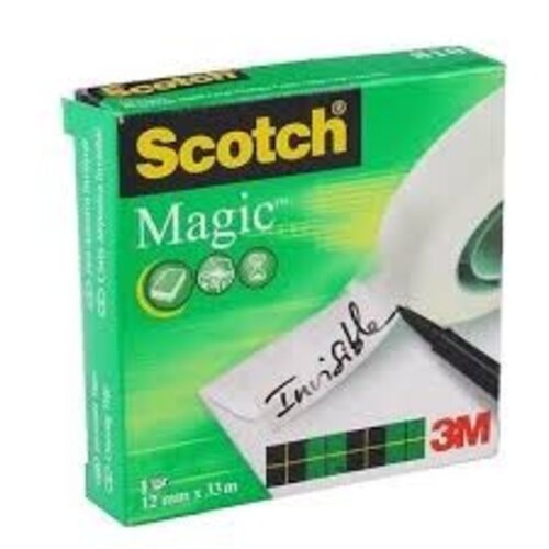 Scotch plakband Scotch Magic Magic 810 transparant 12 mm (B) x 33 m (L) Scotch plakband Scotch Magic Magic 810 transparant 12 mm (B) x 33 m (L)