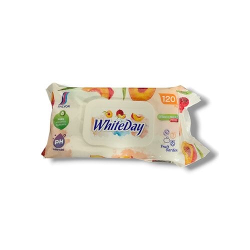 WhiteDay Wet Wipes Babydoekjes Fruit Garden Perzik 120 vellen Billendoekjes WhiteDay Wet Wipes Babydoekjes Fruit Garden Perzik 120 vellen Billendoekjes
