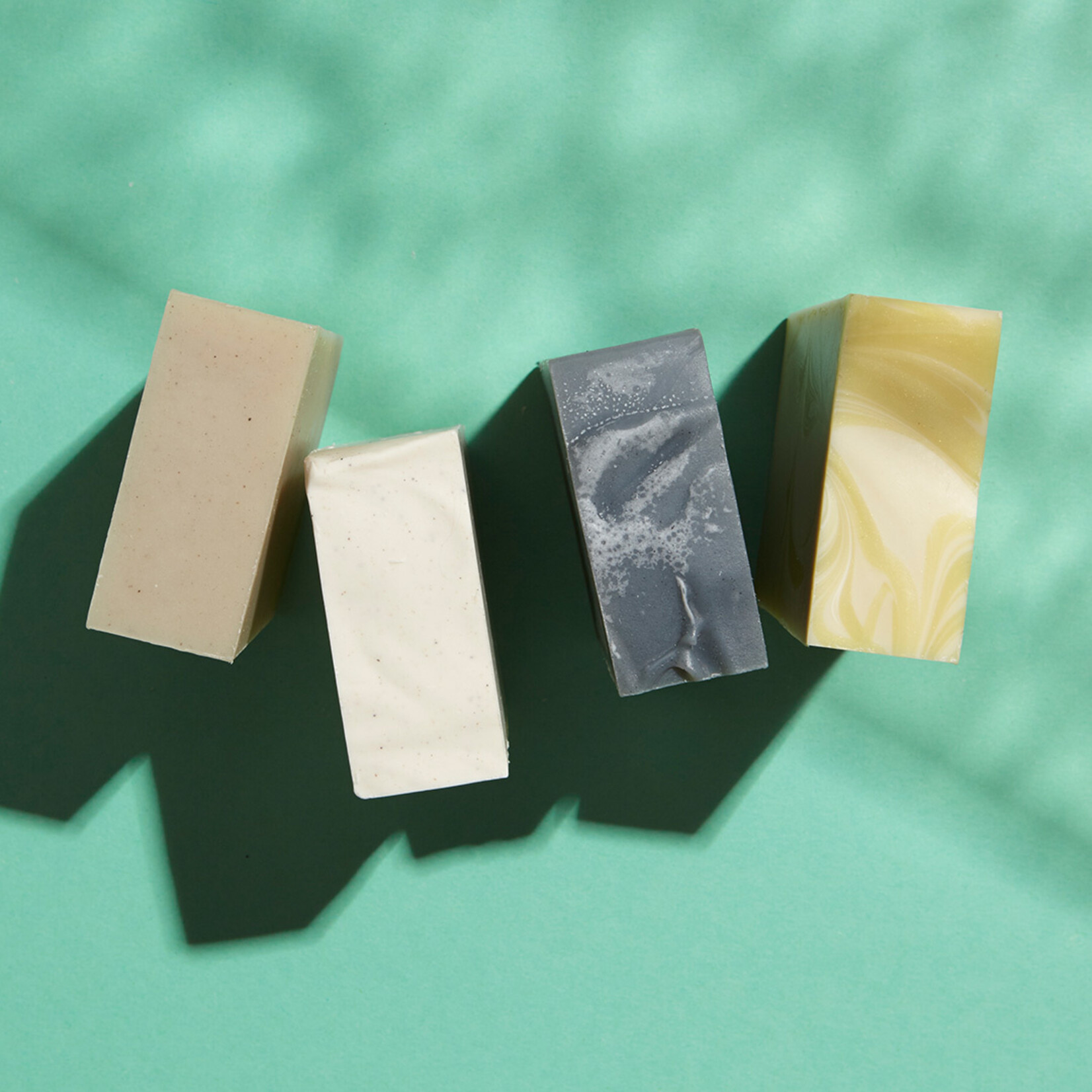 4 handmade, natural hair soaps of your choice.