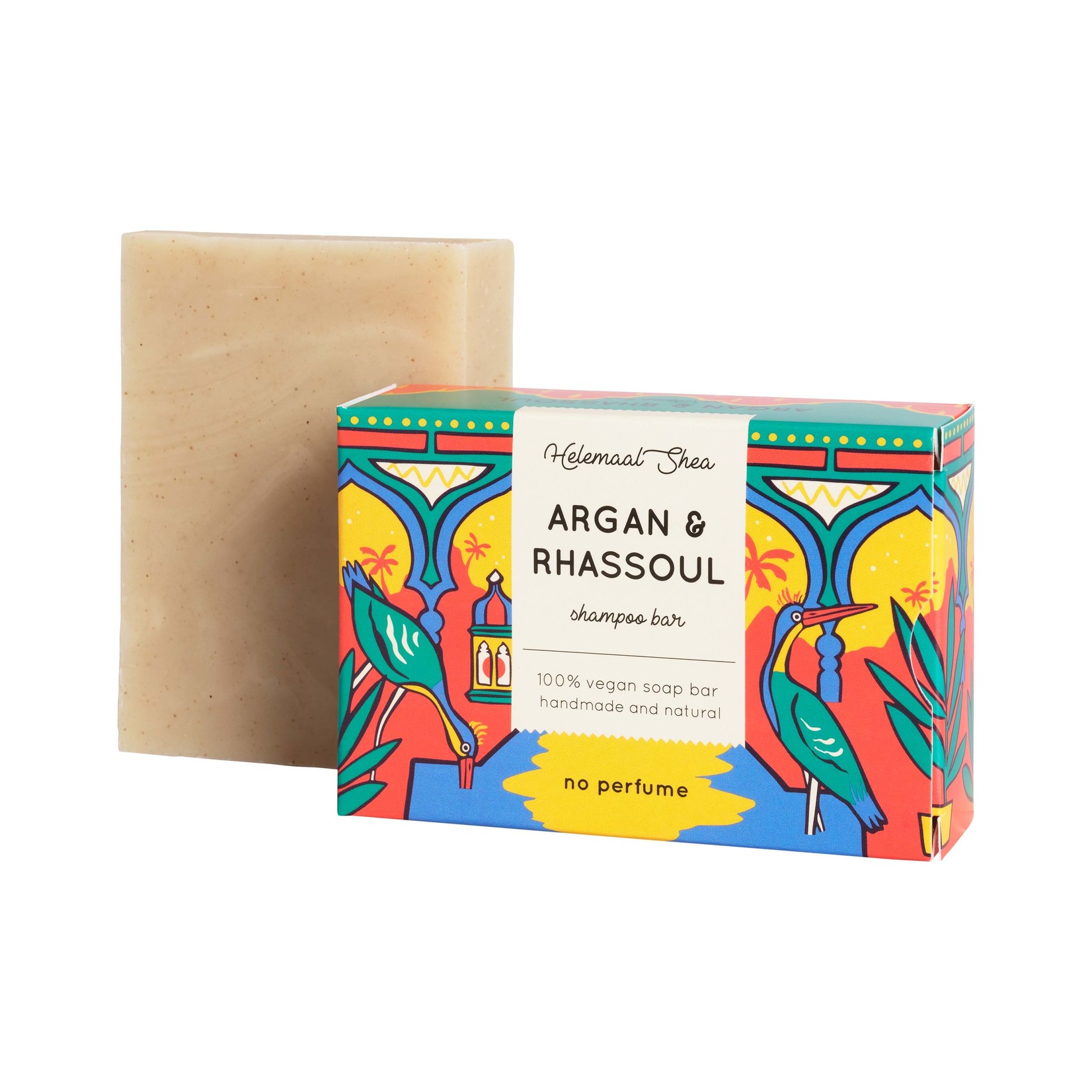 Argan & Rhassoul haarzeep - shampoo bar voor droog haar