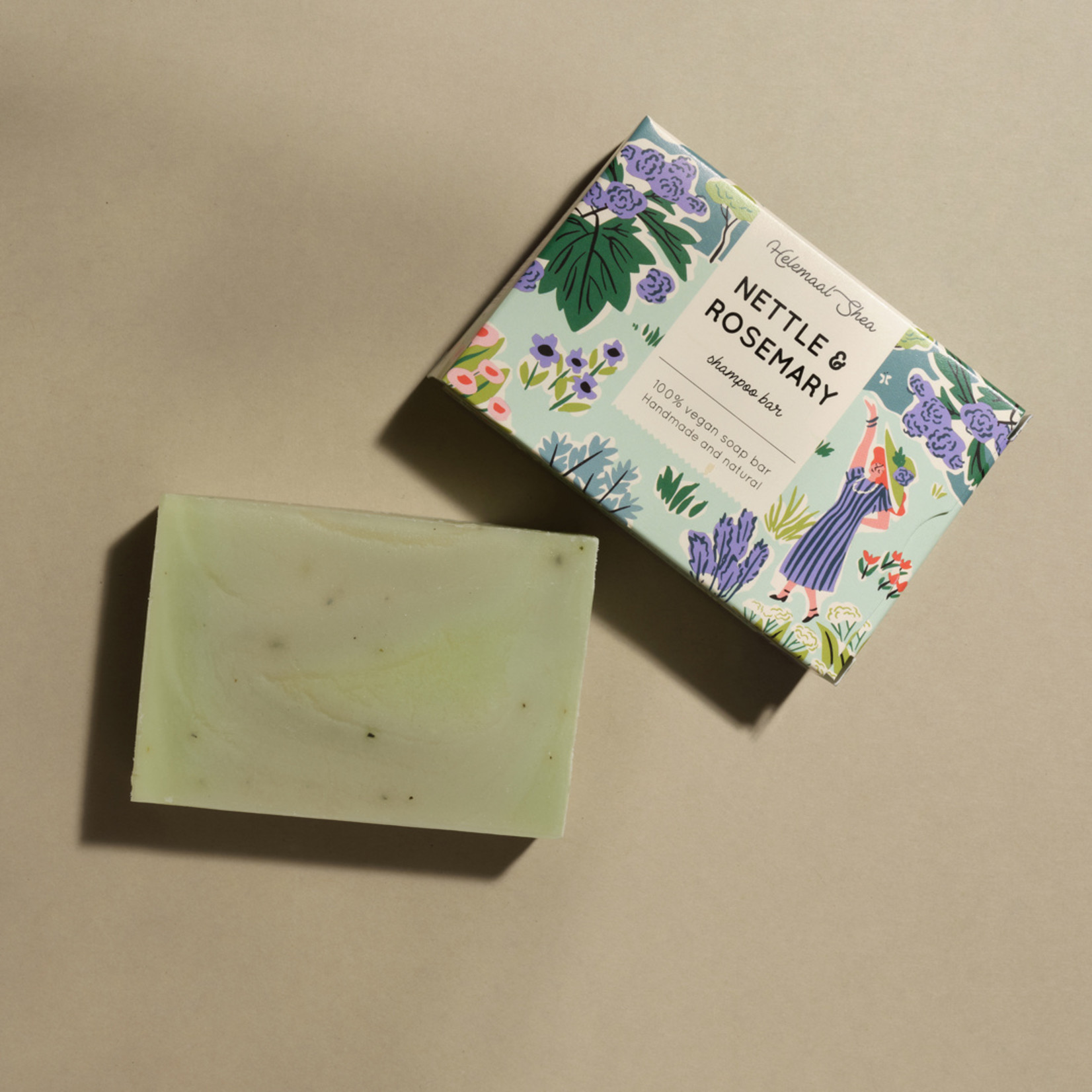 Brandnetel & Rozemarijn haarzeep - shampoo bar voor vet haar