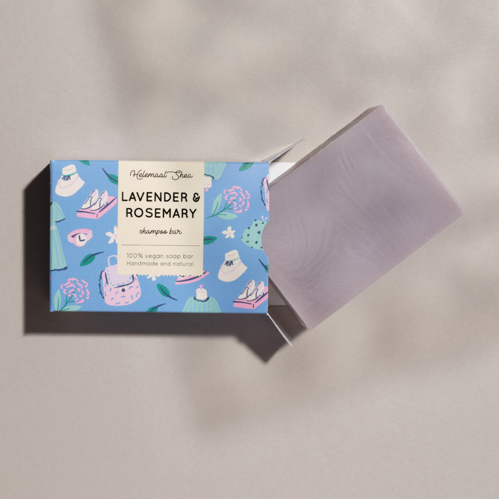 Lavendel & Rozemarijn haarzeep - shampoo bar voor alle haartypen