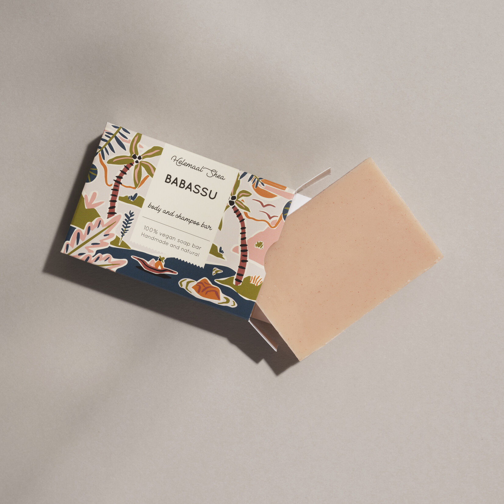 Festes Shampoo und Duschseife - Babassu