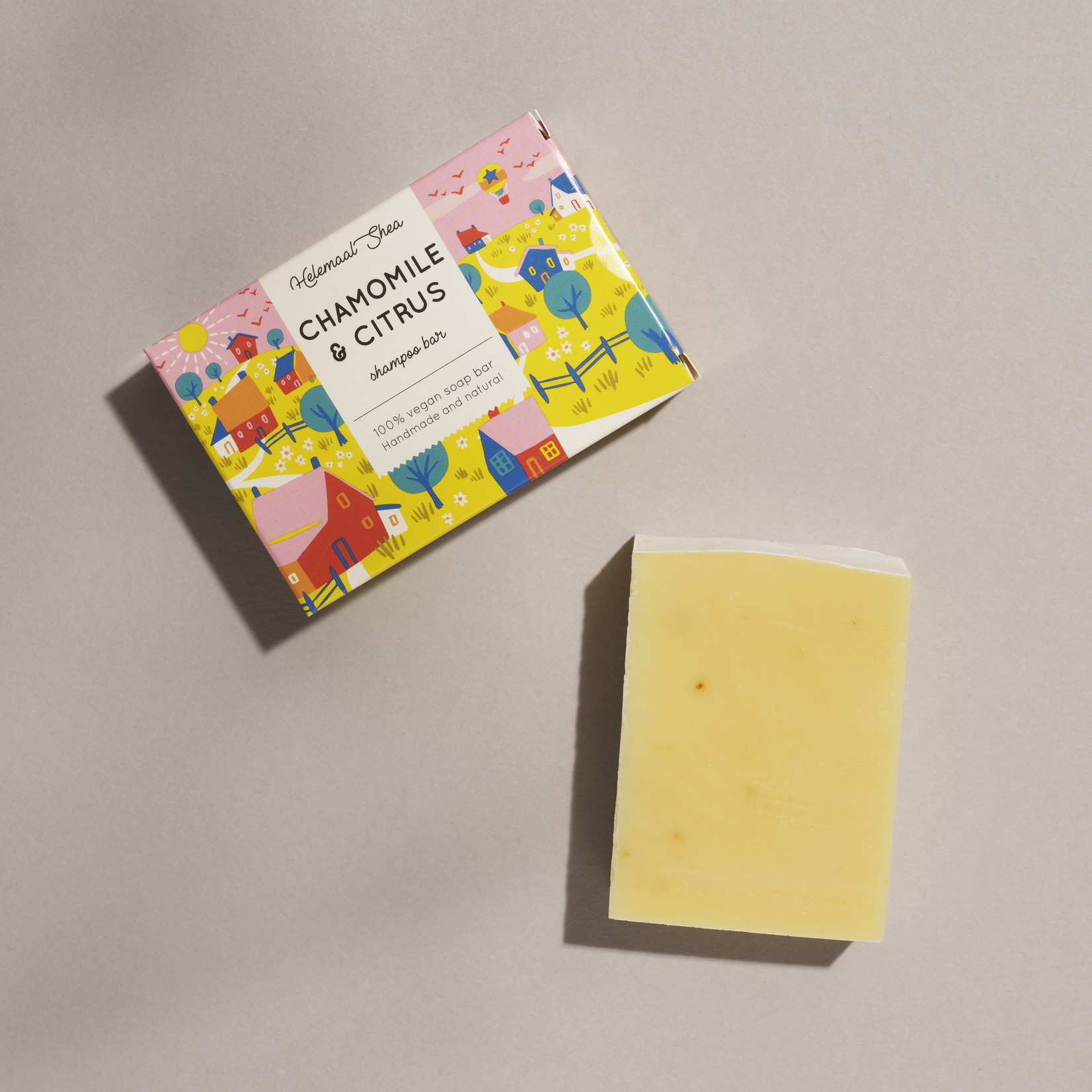 Kamille & Citrus haarzeep - shampoo bar voor vet haar