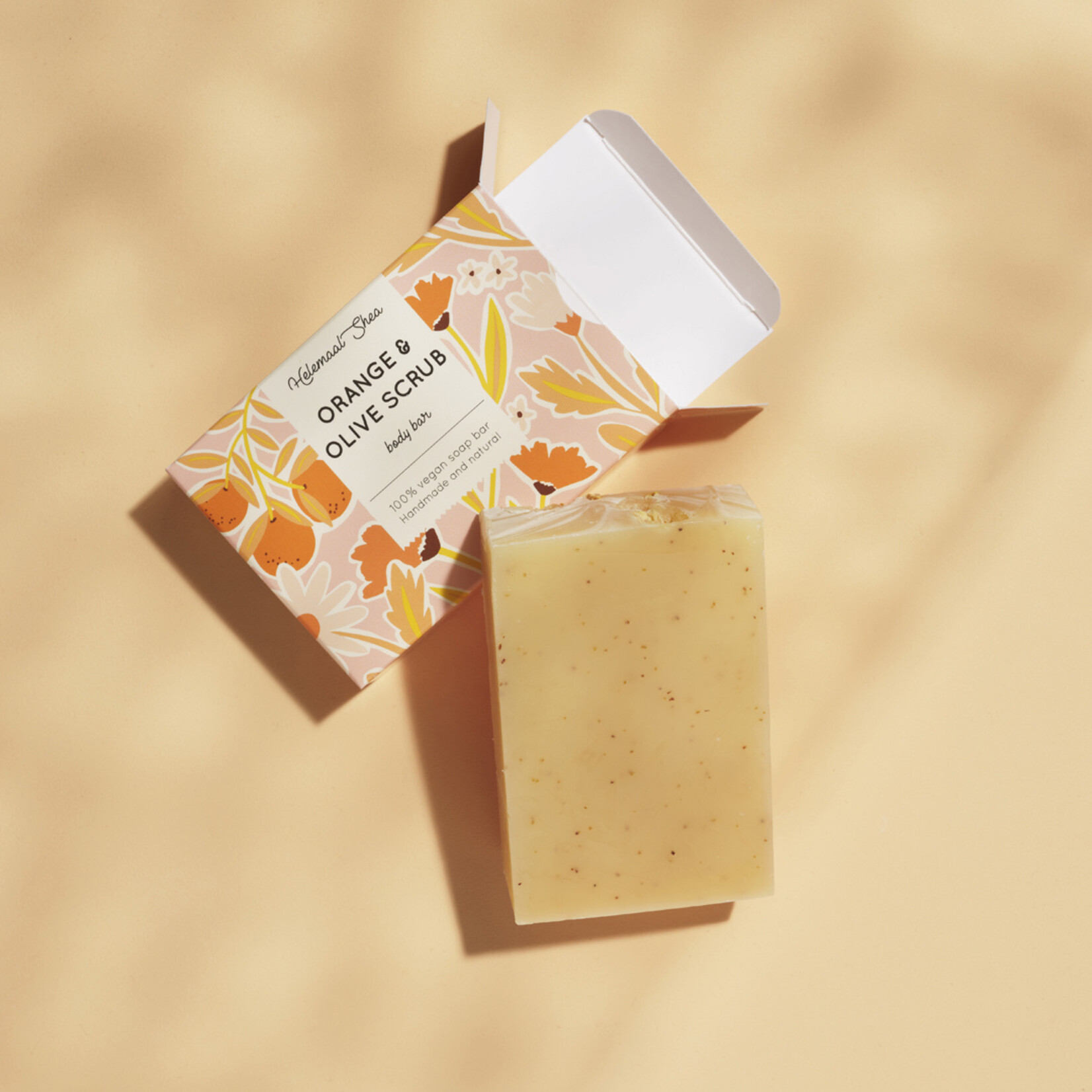 Orange & Olive scrubsoap