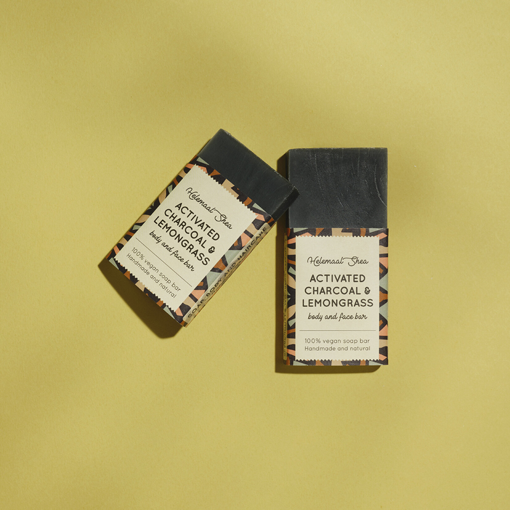 Activated charcoal & Lemongrass soap - Mini