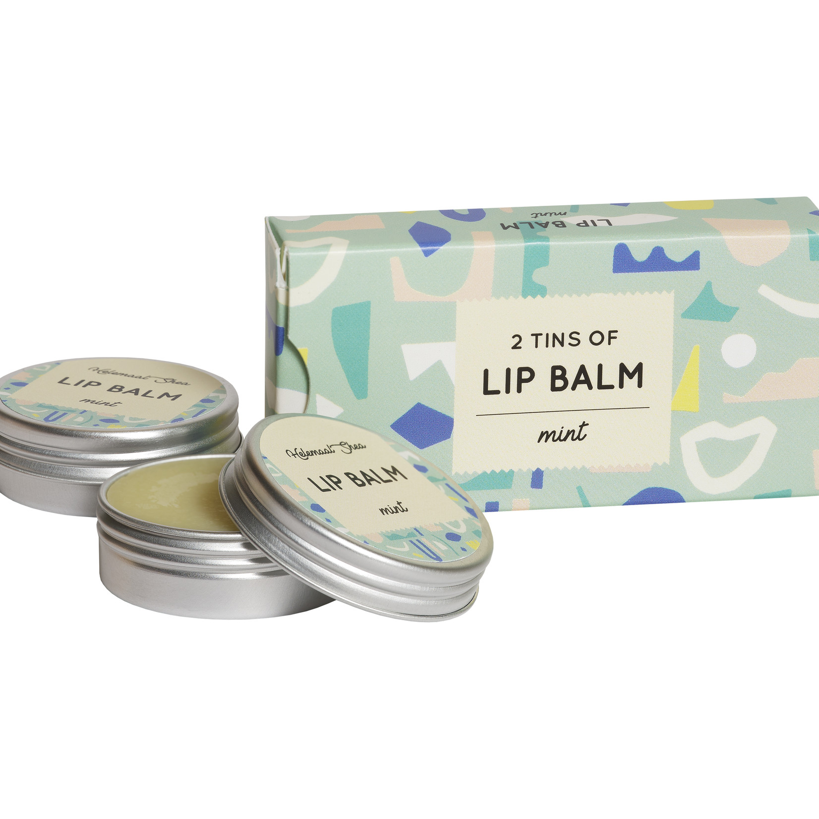 Lipbalm - Mint - 2 tins in cardboard box