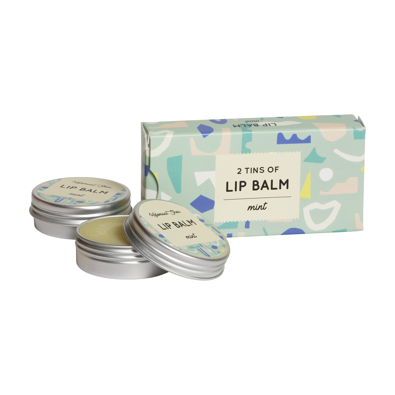 Lipbalm - Mint - 2 tins in cardboard box