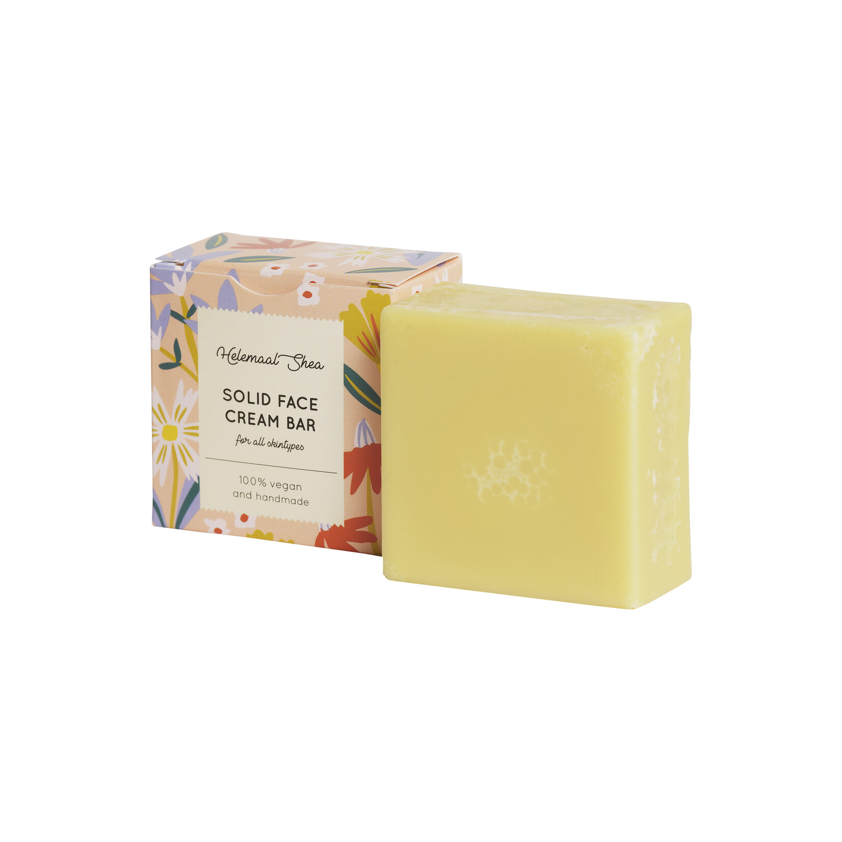 Solid face cream bar
