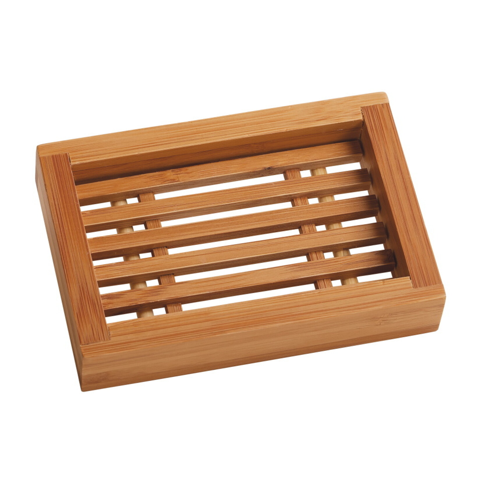 Bamboo soap dish