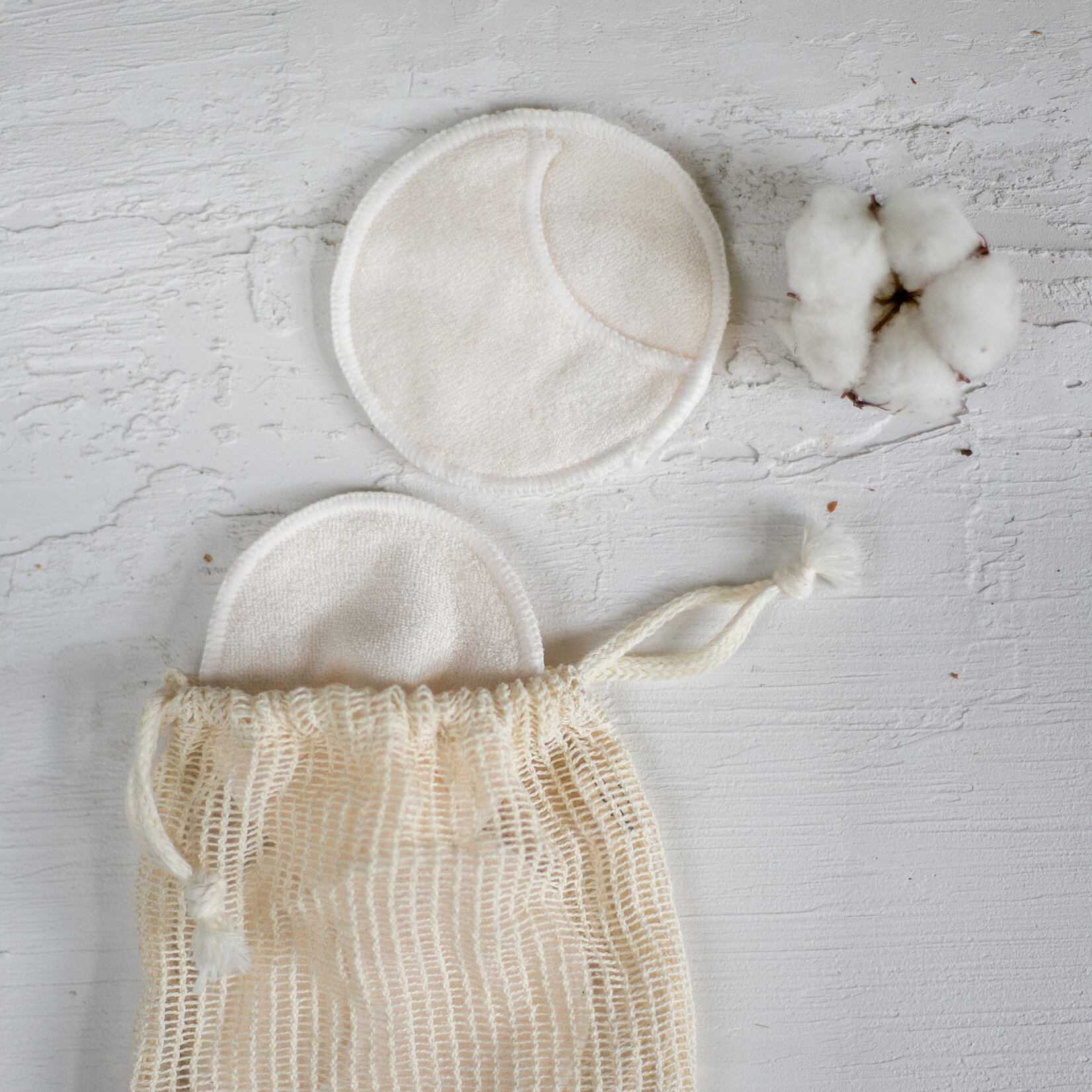 washable facial pads - 4 pieces