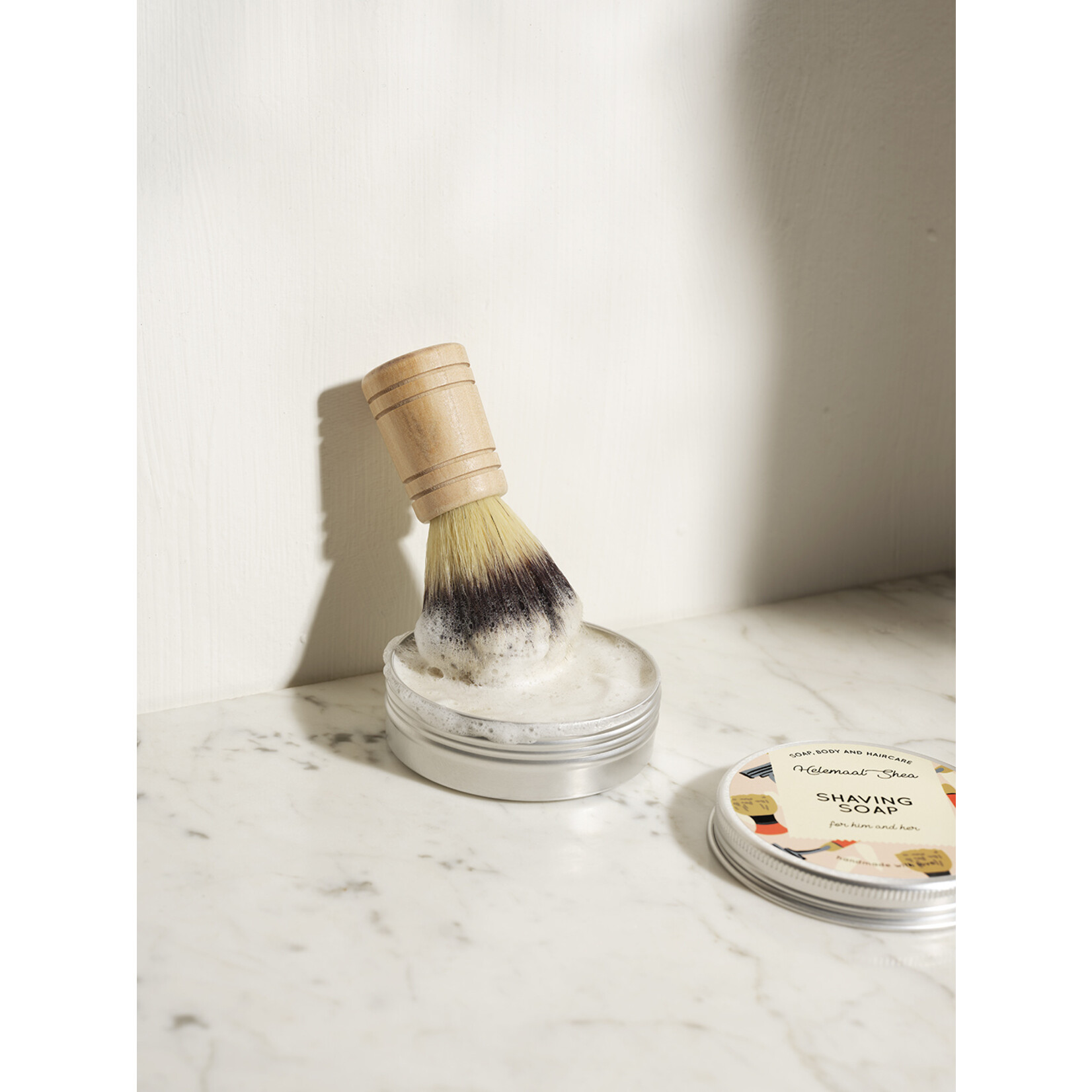 Shaving soap - in a tin can
