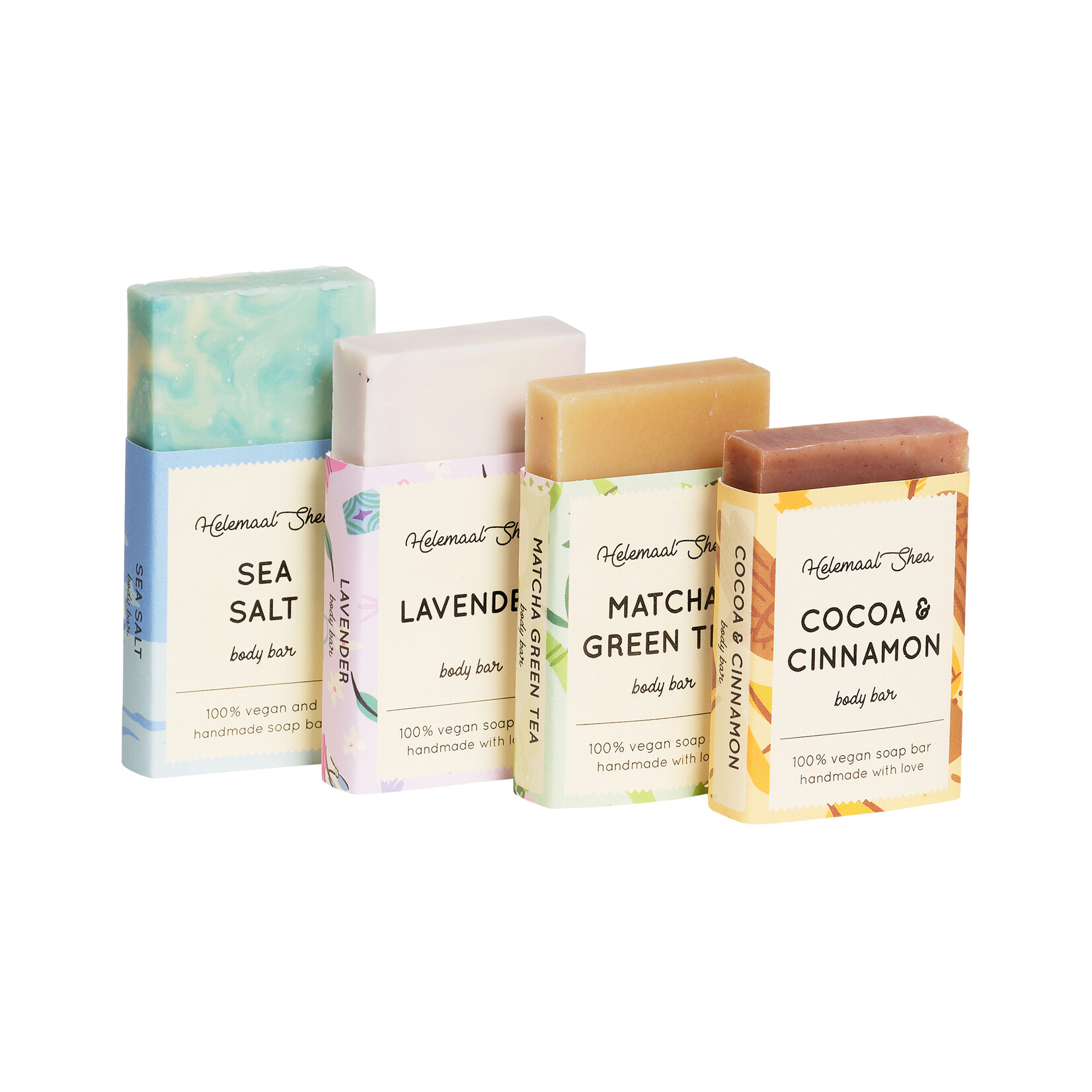 Trial set of 4 body soaps