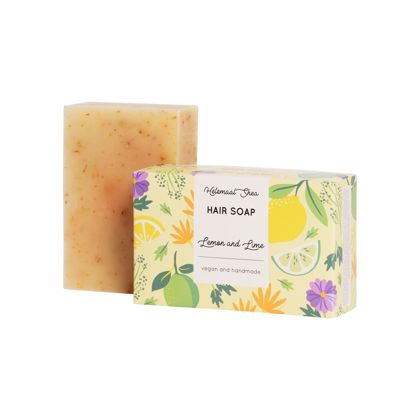 Limette und Zitrone festes Shampoo