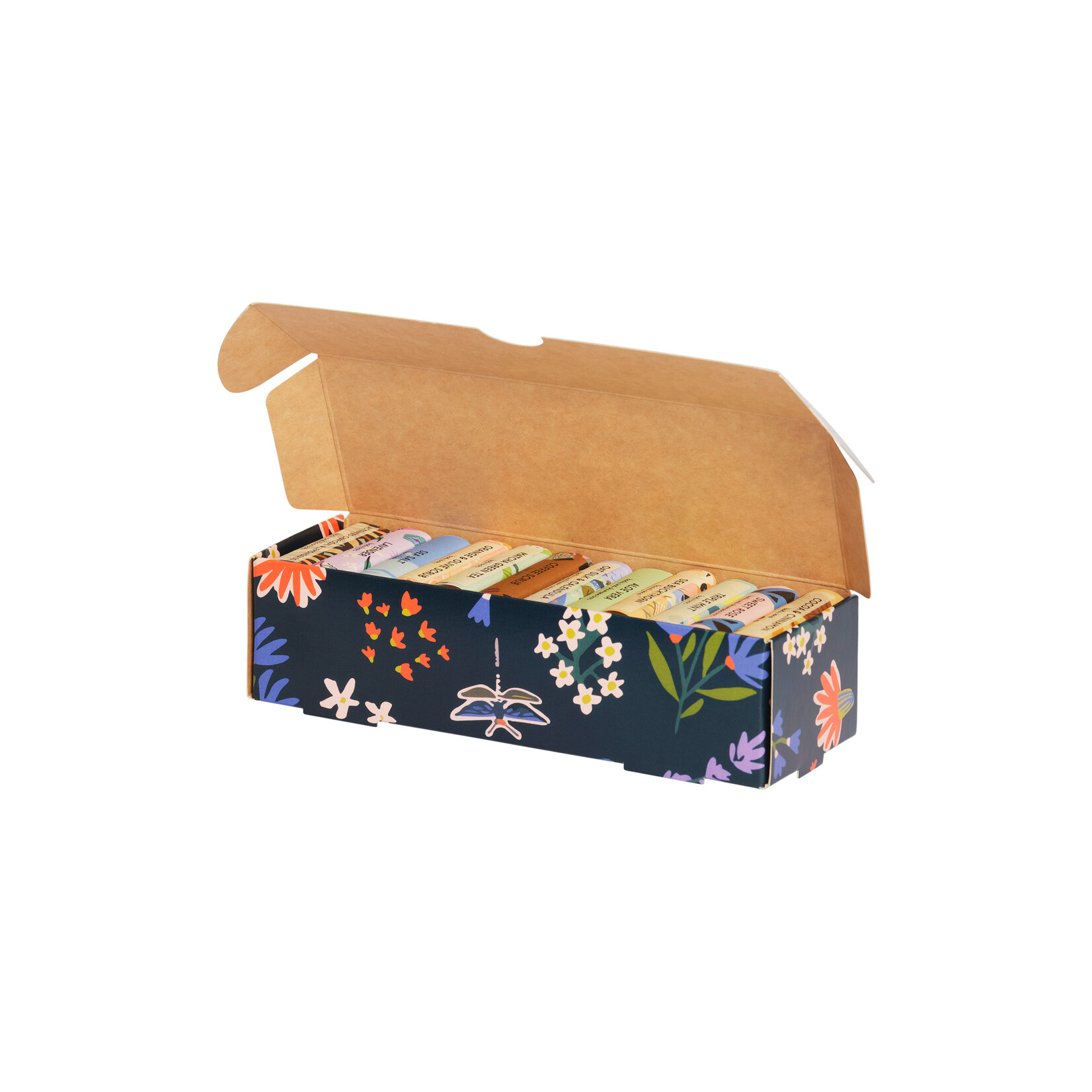 Cadeauset met 12 kleine zeepjes handgemaakte zeepjes.