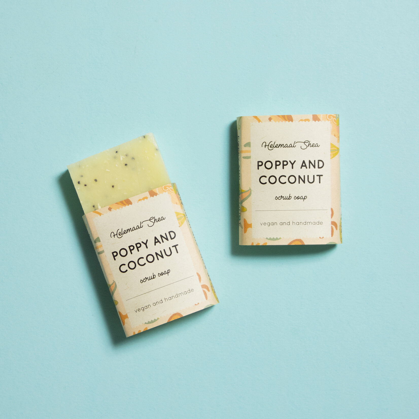 Poppy & Coconut Peeling-Seife - Mini