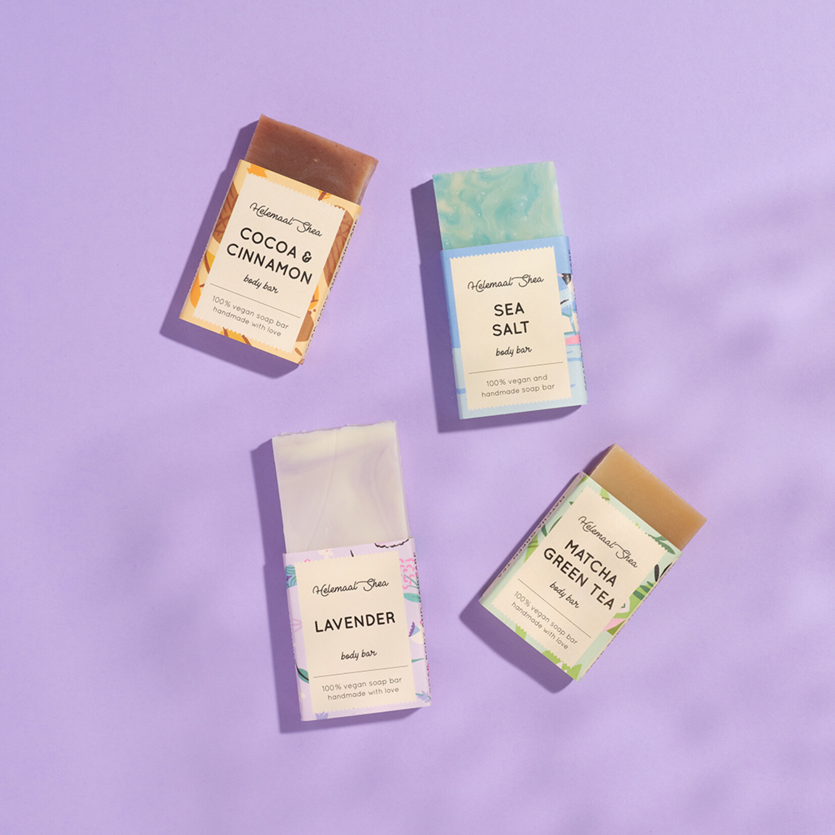 Trial set of 4 body soaps
