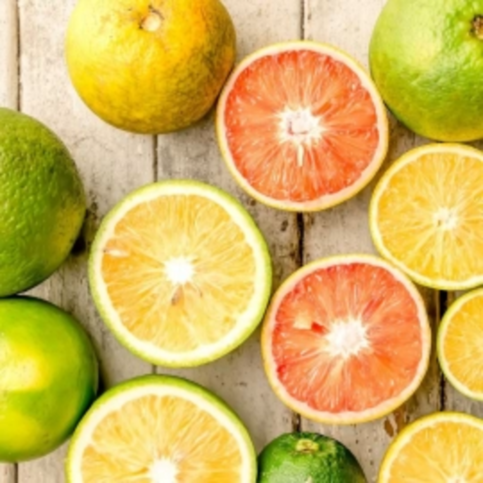 Geurkaars - Limoen, basilicum en mandarijn - wit